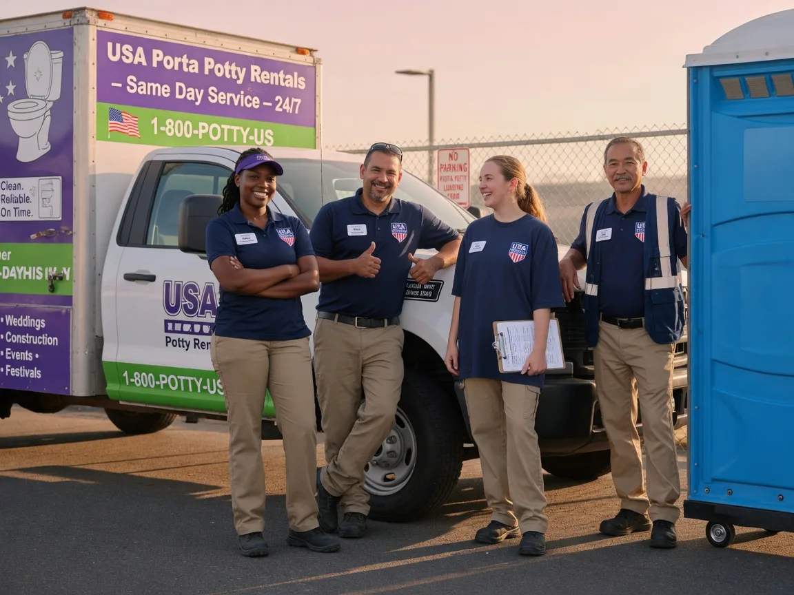 Porta Potty Rental company in Jermyn, TX